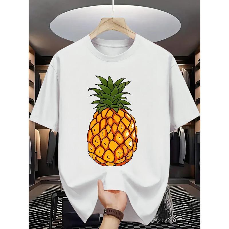 European sizes Men S Casual Summer T-Shirt with Pineapple Print - Short Sleeve, Round Neck,Stylish & Comfortable for Casual Attire, Summer Tshirt 4XL білий
European sizes Men S Casual Summer T-Shirt with Pineapple Print - Short Sleeve, Round Neck,Stylish & Comfortable for Casual Attire, Summer Tshirt 4XL білий