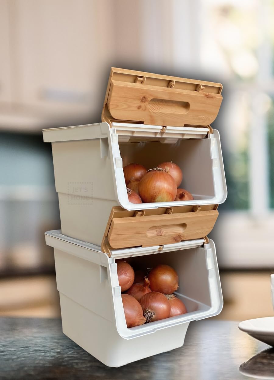 2-Pack Bamboo Color Wheeled Potato Onion Basket Toy Box Potato Onion Basket Motek 24 Lt
2-Pack Bamboo Color Wheeled Potato Onion Basket Toy Box Potato Onion Basket Motek 24 Lt