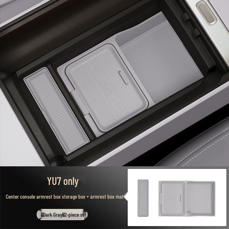 Dual-Layer Silicone Organizer with Mat for Yu7 Center Console Armrest Box Standard
Dual-Layer Silicone Organizer with Mat for Yu7 Center Console Armrest Box Standard