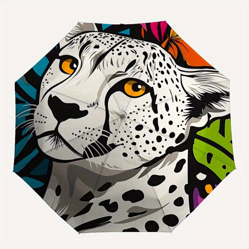 1pc Cheetah Safari Automatic Open/close, Heavy-Duty Iron Frame & 8-Rib structure, Compact Folding Umbrella for Women/Men, All-Season Travel, Halloween
1pc Cheetah Safari Automatic Open/close, Heavy-Duty Iron Frame & 8-Rib structure, Compact Folding Umbrella for Women/Men, All-Season Travel, Halloween