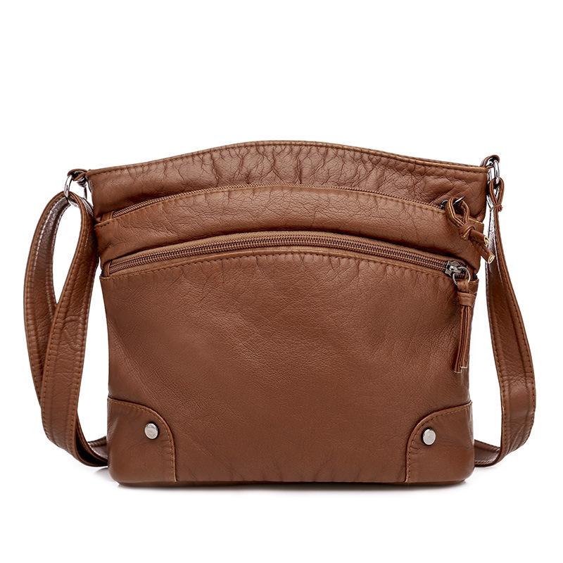 Soft Leather Women s Bag New Korean Style Shoulder Bag Retro Small Bag Washed Leather PU Casual Crossbody Bags
Soft Leather Women s Bag New Korean Style Shoulder Bag Retro Small Bag Washed Leather PU Casual Crossbody Bags