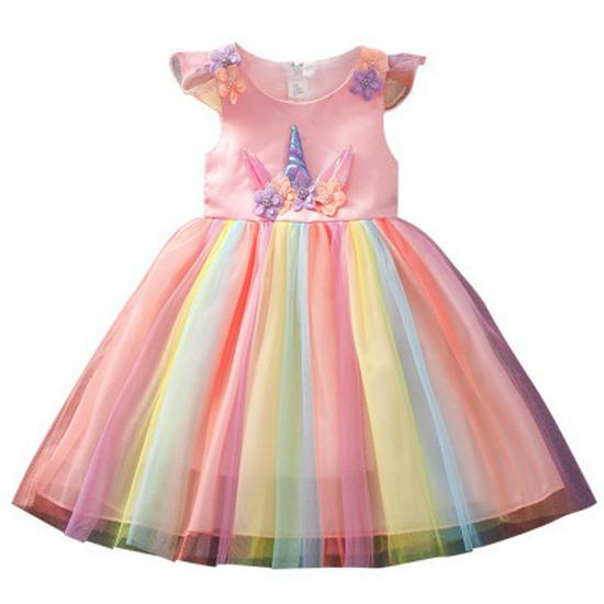 Korean Unicorn Princess Striped Sleeveless Pink Rainbow Dress for Girls 130 cm розовый
Korean Unicorn Princess Striped Sleeveless Pink Rainbow Dress for Girls 130 cm розовый