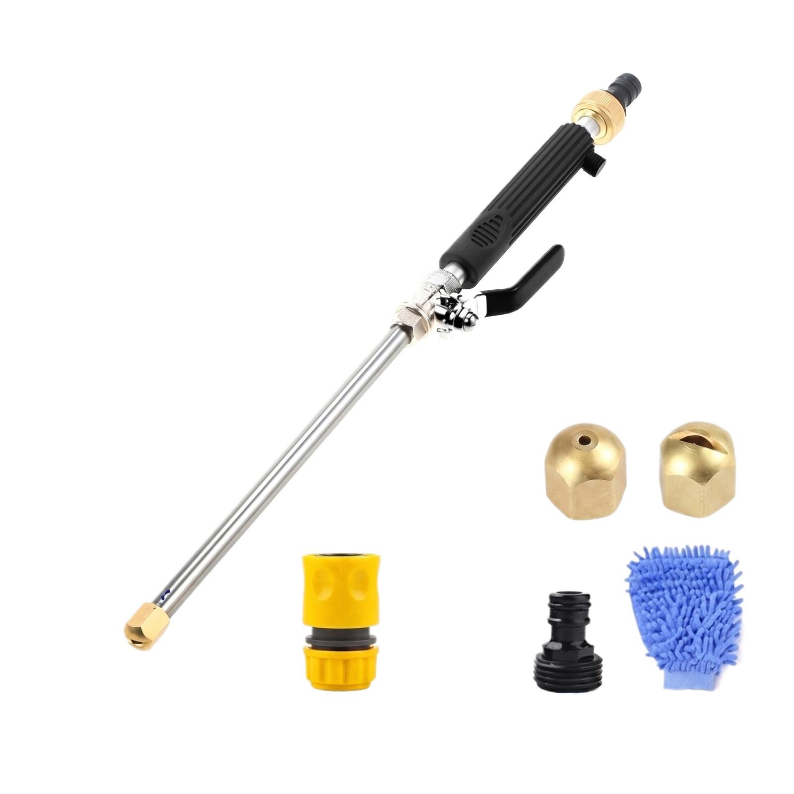 High Pressure Water Gun Garden Hose Nozzle with Adjustable Spray Wand and Multiple Brass Nozzles for Car Washing and Outdoor Cleaning Tools One Size чёрный
High Pressure Water Gun Garden Hose Nozzle with Adjustable Spray Wand and Multiple Brass Nozzles for Car Washing and Outdoor Cleaning Tools One Size чёрный