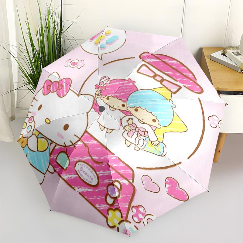1pc Hello Kitty Automatic Opening/Closing Umbrella with 3-Fold Design, 8-Bone Iron Frame, Outdoor Use, Perfect Gift for Fans, Travelers, Daily Use, Su
1pc Hello Kitty Automatic Opening/Closing Umbrella with 3-Fold Design, 8-Bone Iron Frame, Outdoor Use, Perfect Gift for Fans, Travelers, Daily Use, Su