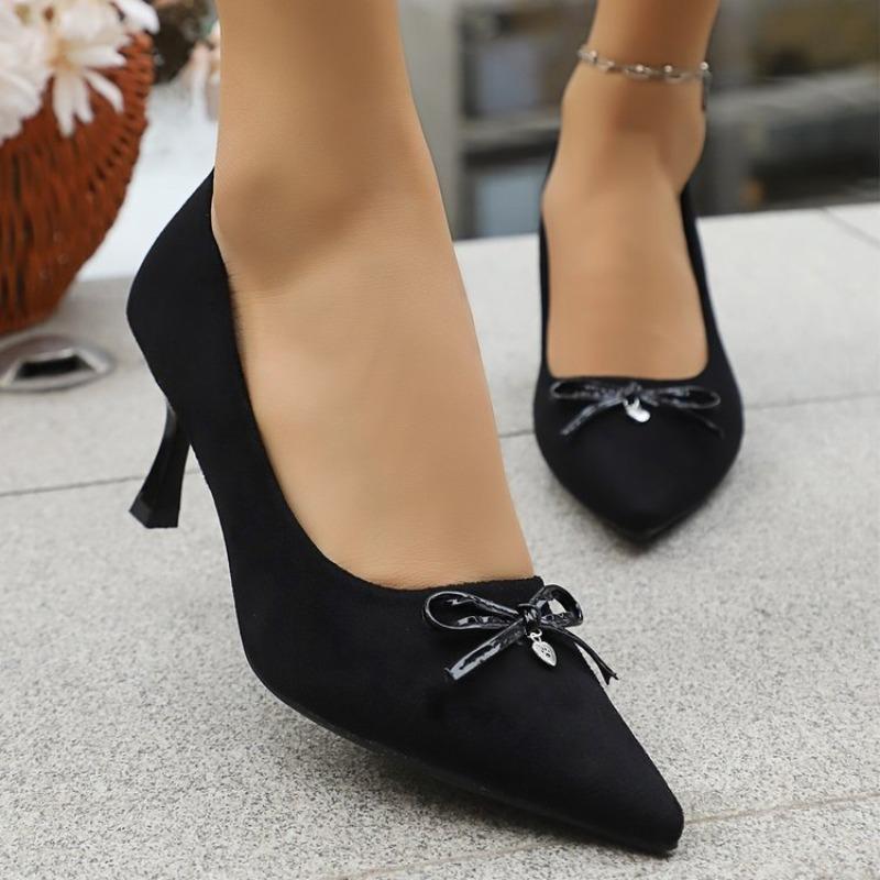 New Style Bow with Pointed Tip Low Thin Heel Glass Slip-On Women Banquet Dress Pumps Shoes Femme 36
New Style Bow with Pointed Tip Low Thin Heel Glass Slip-On Women Banquet Dress Pumps Shoes Femme 36