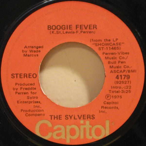 7inch Record SYLVERS Boogie Fever Free Style 4179 Capitol Records 1975 Canada SoulFunk Used
7inch Record SYLVERS Boogie Fever Free Style 4179 Capitol Records 1975 Canada SoulFunk Used