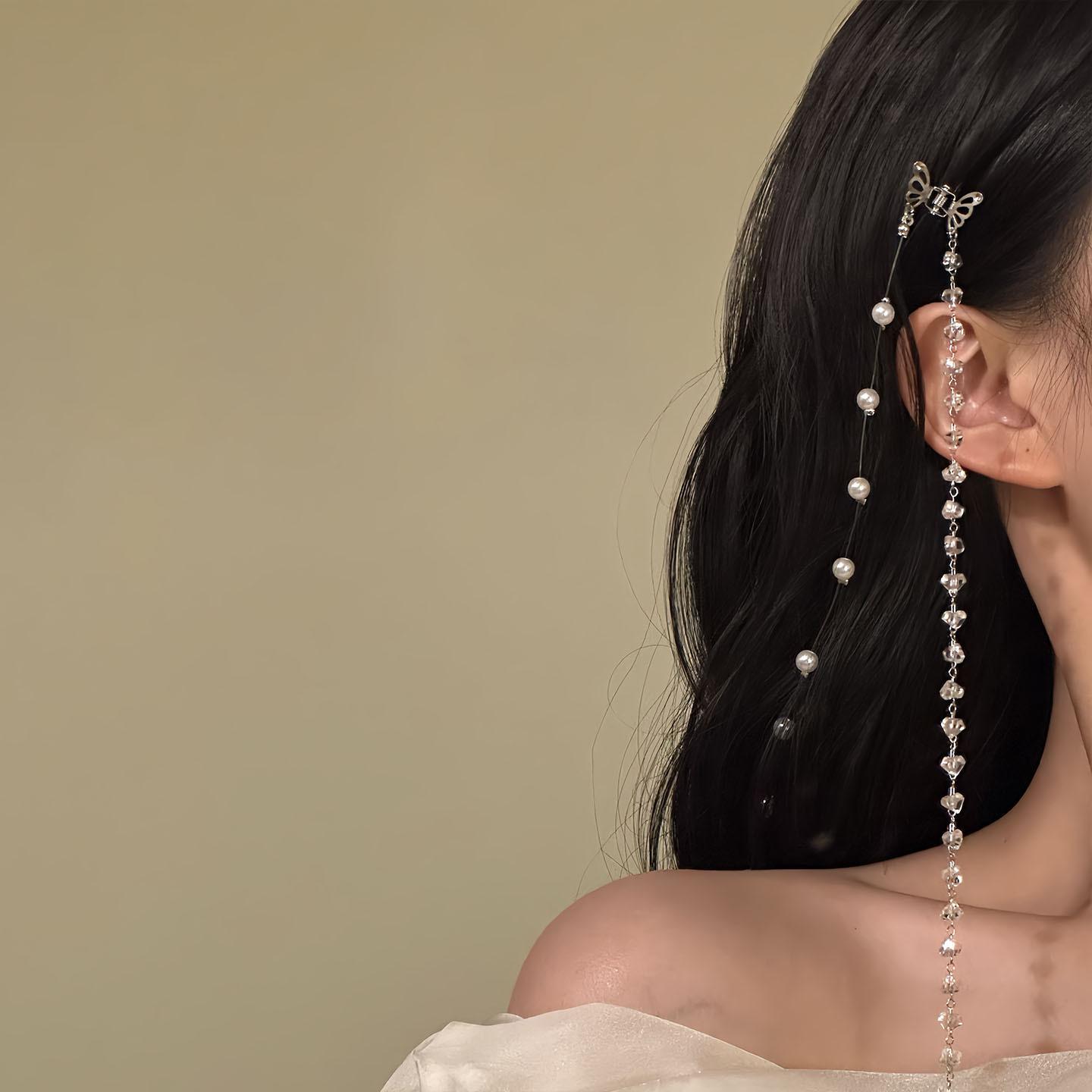 Korean Super Immortal Glass Beaded Tassel Butterfly Hairpin Grab Clip Delicate Hair Accessories Headgear Female
Korean Super Immortal Glass Beaded Tassel Butterfly Hairpin Grab Clip Delicate Hair Accessories Headgear Female