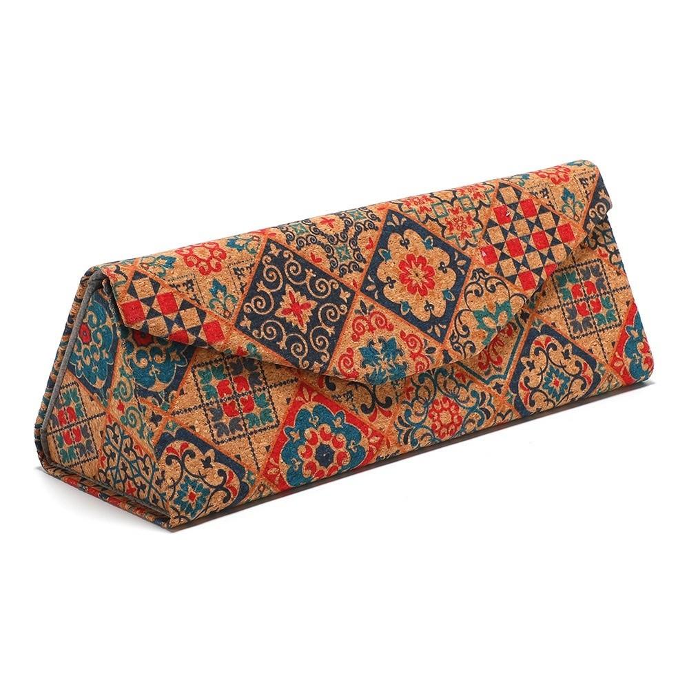 Pu Leather Reading Glasses Box Pressure-Resistant Triangle Folding Glasses Case Exotic Pattern Hard Shell Eyewear Storage Case
Pu Leather Reading Glasses Box Pressure-Resistant Triangle Folding Glasses Case Exotic Pattern Hard Shell Eyewear Storage Case