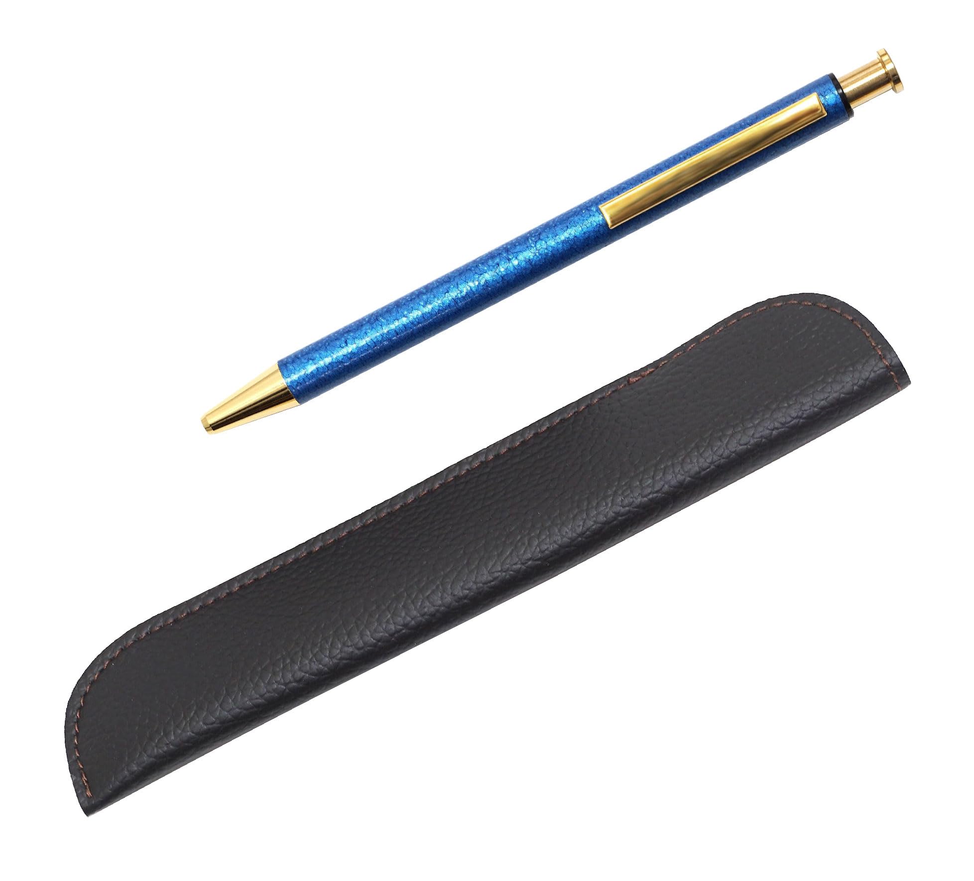 Stylish Synthetic Leather Pen Case NQ26 All Metal Lizard Paint Knock Type Ballpoint Pen Set Blue 3 Pack T23-LS042-NQ26B-L-3
Stylish Synthetic Leather Pen Case NQ26 All Metal Lizard Paint Knock Type Ballpoint Pen Set Blue 3 Pack T23-LS042-NQ26B-L-3