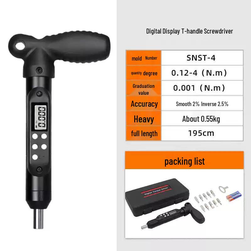 T-Handle Adjustable Torque Screwdriver with Counter Display
T-Handle Adjustable Torque Screwdriver with Counter Display