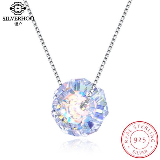 SILVERHOO женское 925 серебряное неаллергенное декоративное удобное женское ожерелье в форме шарика с кристаллами
SILVERHOO женское 925 серебряное неаллергенное декоративное удобное женское ожерелье в форме шарика с кристаллами