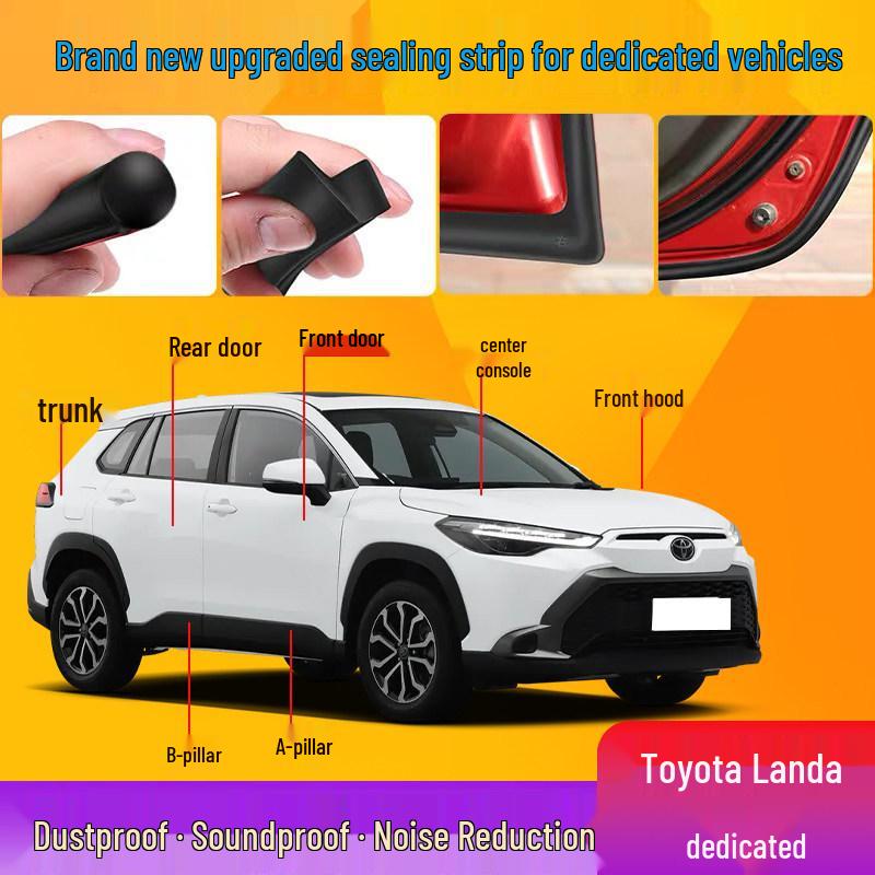 Уплотнительная полоса двери Toyota Frontlander: Звукоизоляция, Пылезащита, Водонепроницаемость. Модификация автомобиля. Four-Door Package
Уплотнительная полоса двери Toyota Frontlander: Звукоизоляция, Пылезащита, Водонепроницаемость. Модификация автомобиля. Four-Door Package