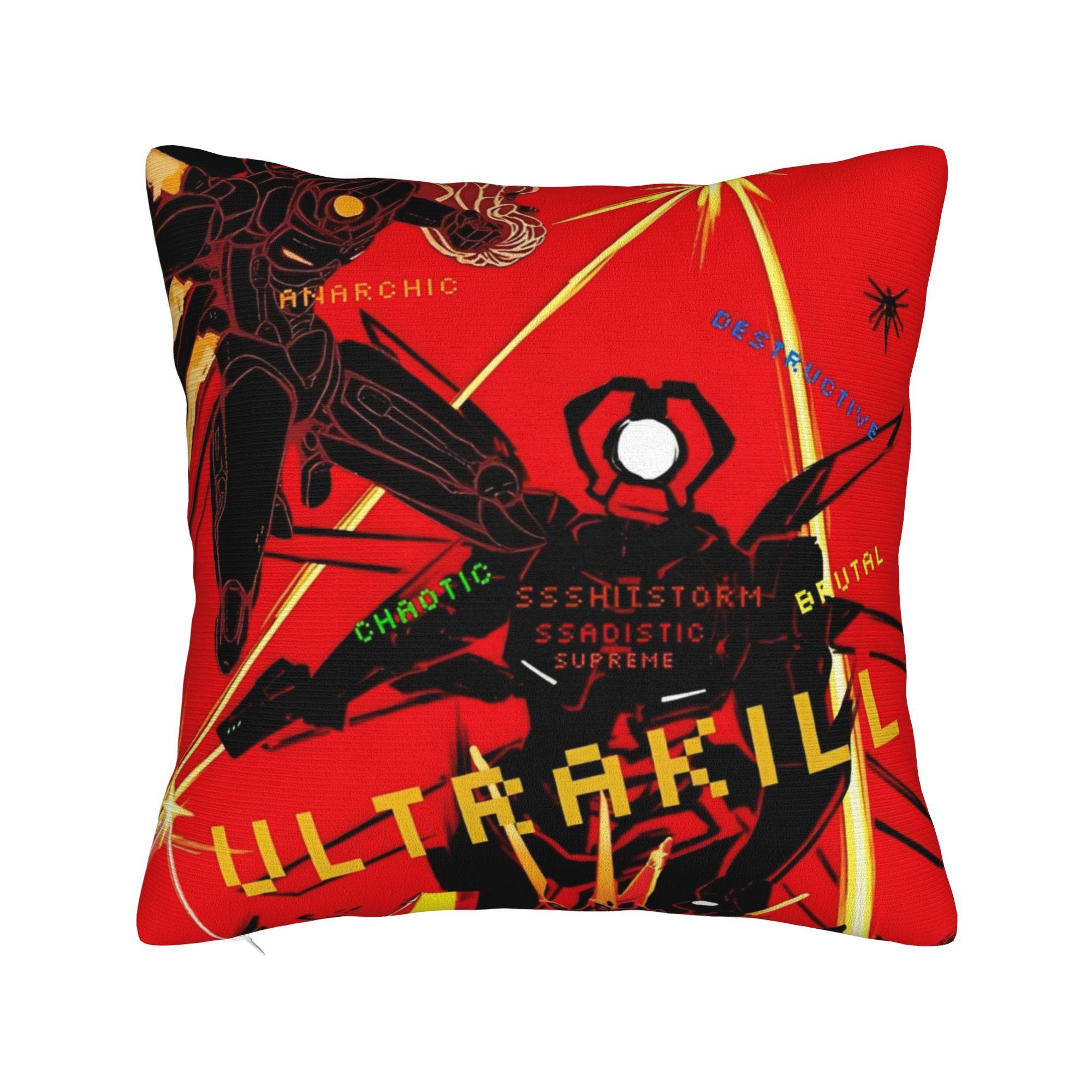 Printed Ultrakill V1 V2 Shooting Game Pillowcase Polyester Cushion Cover Decor Hell is Full Pillow Case Cover Home Zippered 30cm x 30cm
Printed Ultrakill V1 V2 Shooting Game Pillowcase Polyester Cushion Cover Decor Hell is Full Pillow Case Cover Home Zippered 30cm x 30cm