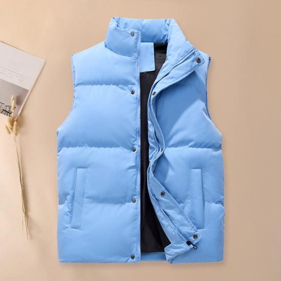 Yousheng Men Windproof Vest Stand Collar Sleeveless Button Zipper Closure Waistcoat with Pockets Solid Color Thickened Down Vest Coat M чёрный
Yousheng Men Windproof Vest Stand Collar Sleeveless Button Zipper Closure Waistcoat with Pockets Solid Color Thickened Down Vest Coat M чёрный
