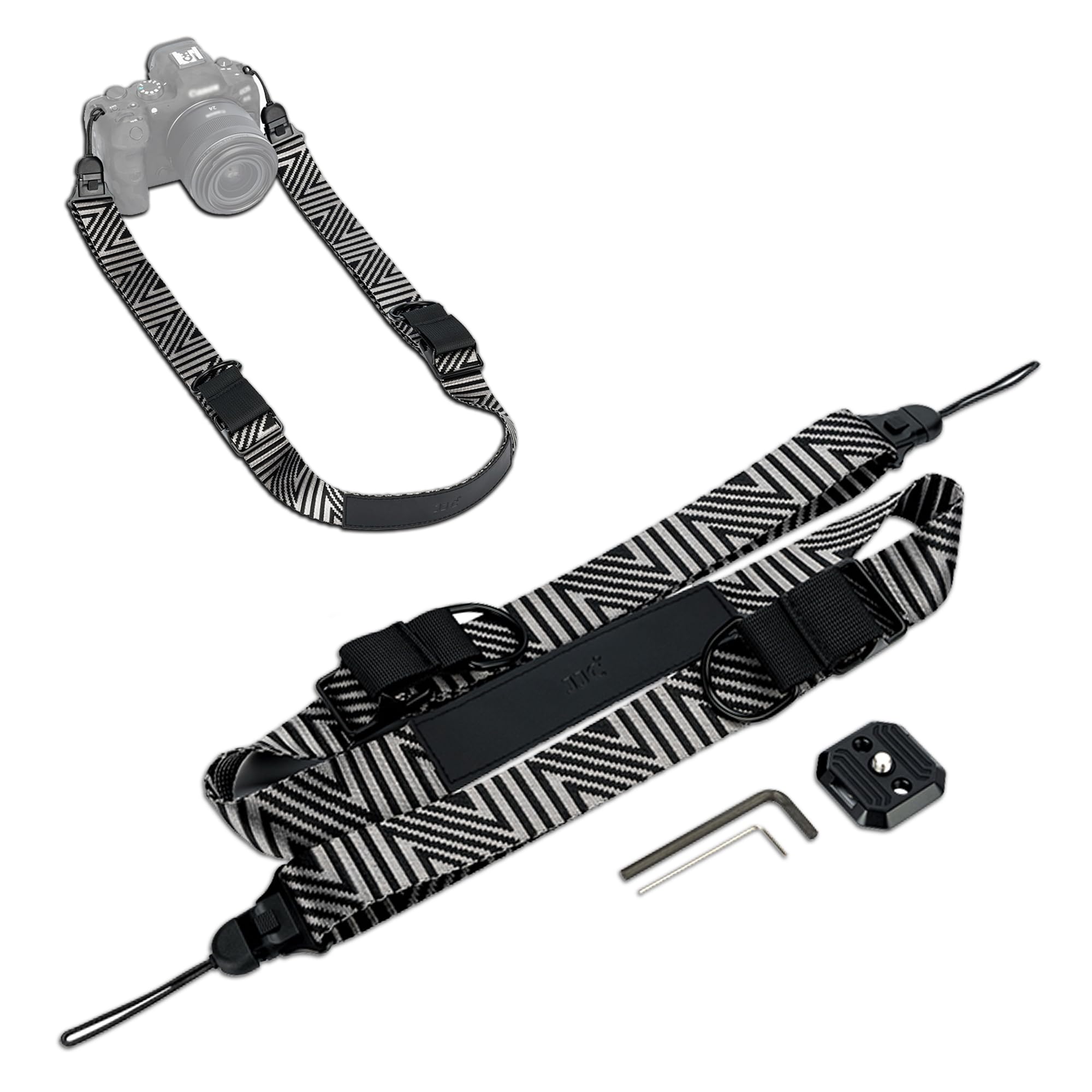 JJC Camera Neck Strap Shoulder Strap Camera Strap Belt Adjustable Drop Prevention Leica Q3 43 Sony ZV-E10II Panasonic DC-GH7 Nikon COOLPIX P1100 Z5II
JJC Camera Neck Strap Shoulder Strap Camera Strap Belt Adjustable Drop Prevention Leica Q3 43 Sony ZV-E10II Panasonic DC-GH7 Nikon COOLPIX P1100 Z5II