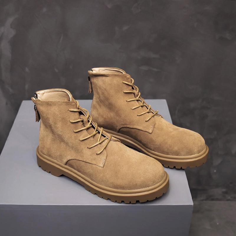 2024 High-Top British Martin Boots: Men’s Retro Cow Suede with Inner Height Increase and Thick Sole 40
2024 High-Top British Martin Boots: Men’s Retro Cow Suede with Inner Height Increase and Thick Sole 40
