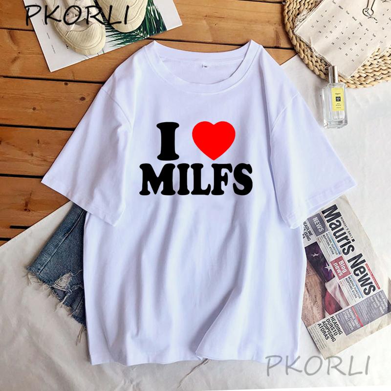I Love MILFS Printed T Shirt Women Women Short Sleeve Casual T Shirt Harajuku Fashion Tee Shirts Camisetas S
I Love MILFS Printed T Shirt Women Women Short Sleeve Casual T Shirt Harajuku Fashion Tee Shirts Camisetas S