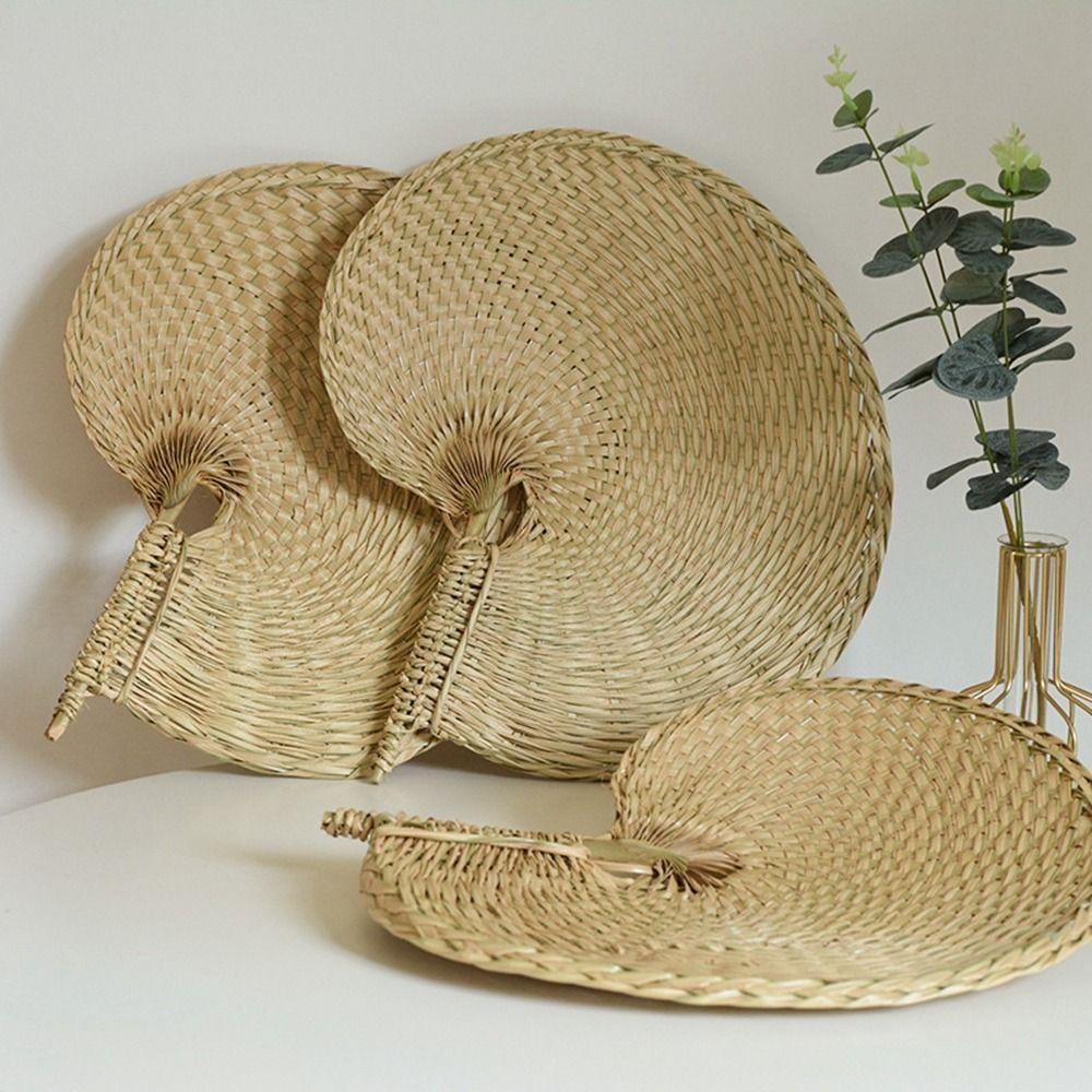 Vintage Cooling Natural Chinese Style Handmade Palm-Leaf Fan Hand Fan Home Decoration Straw Fan
Vintage Cooling Natural Chinese Style Handmade Palm-Leaf Fan Hand Fan Home Decoration Straw Fan