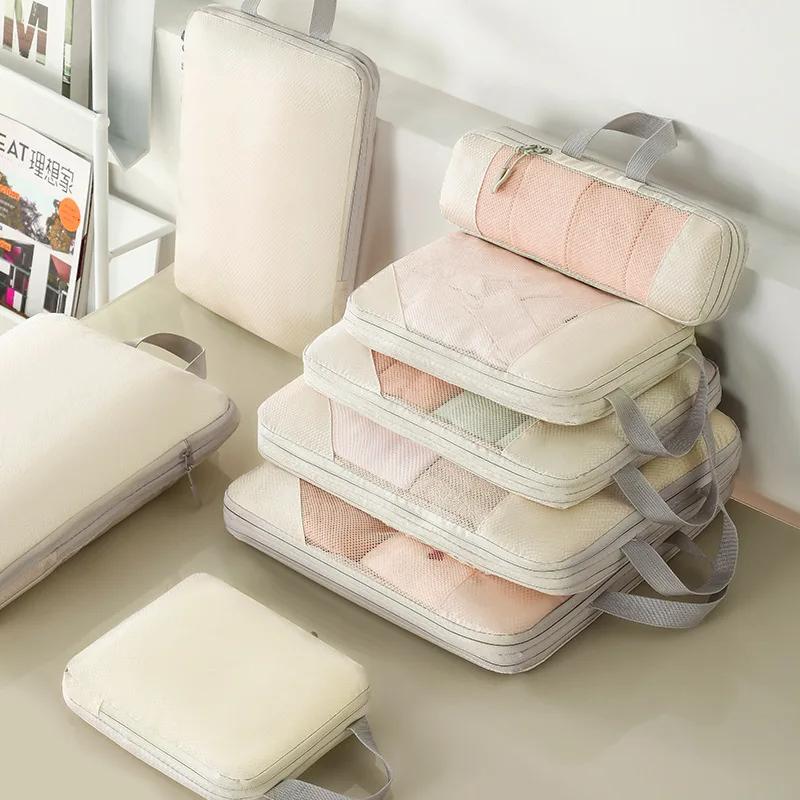 3/5 Pcs Travel Organizer Set Storage Bag Large Capacity Mesh Bag Compressible Underwear Suitcase Luggage Packing Cubes Zipper
3/5 Pcs Travel Organizer Set Storage Bag Large Capacity Mesh Bag Compressible Underwear Suitcase Luggage Packing Cubes Zipper