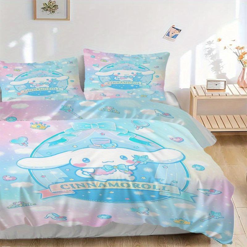 3pcs Magic Wand Cinnamoroll Bedding Set - 1 Soft Quilt Cover + 2 Pillowcases, Suitable for All Seasons.W062 135x200cm
3pcs Magic Wand Cinnamoroll Bedding Set - 1 Soft Quilt Cover + 2 Pillowcases, Suitable for All Seasons.W062 135x200cm