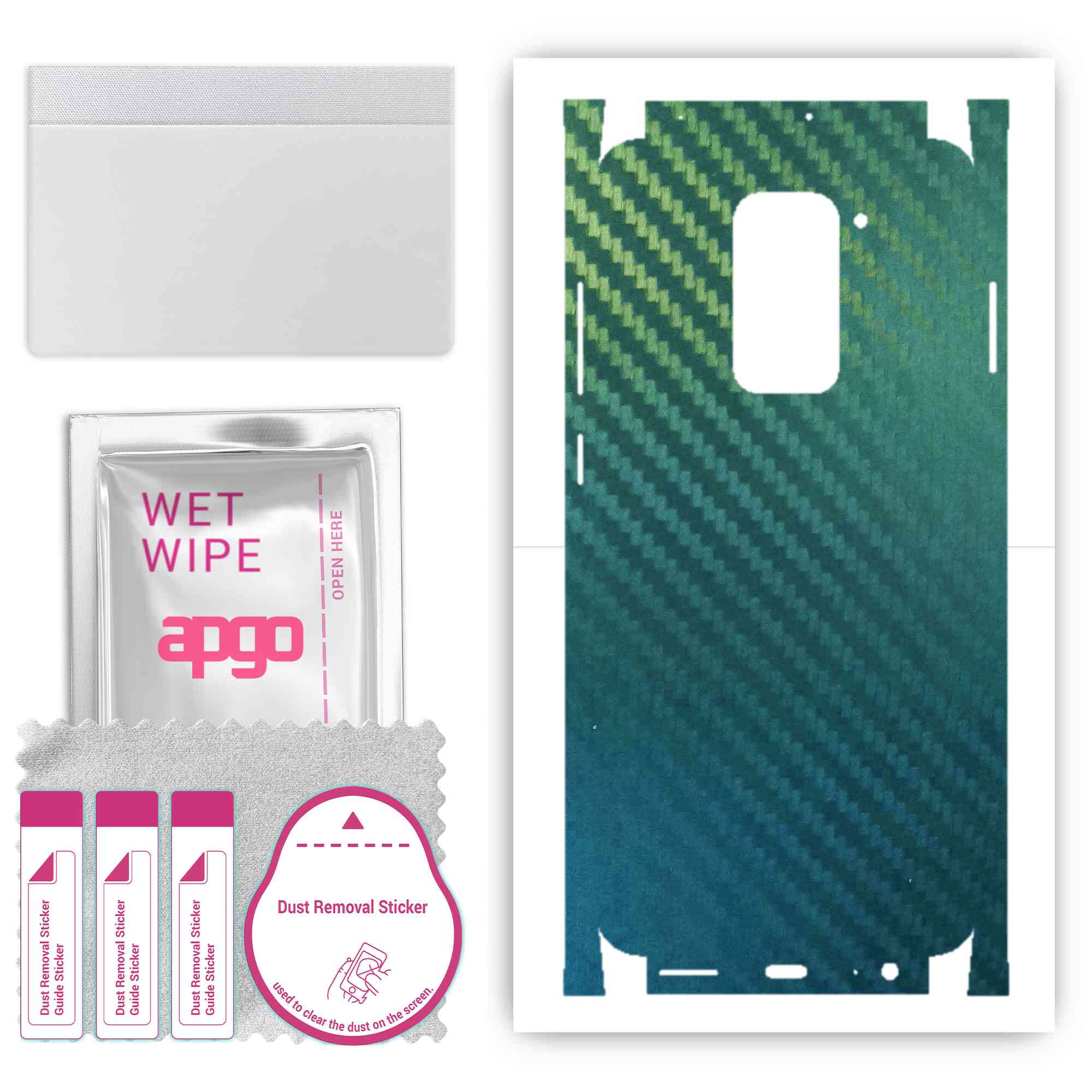 apgo Protective Skin Sticker for the back+sides compatible with Xiaomi Redmi Note 9, Full Wrap Film, Foil, Vinyl - Pattern Carbon Chameleon CAKA1
apgo Protective Skin Sticker for the back+sides compatible with Xiaomi Redmi Note 9, Full Wrap Film, Foil, Vinyl - Pattern Carbon Chameleon CAKA1