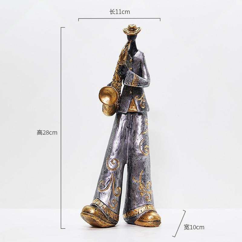 Vintage Music Saxophone Bookcase Ornament Band Character Miniature Figurine Craft Home Decor Accessory
Vintage Music Saxophone Bookcase Ornament Band Character Miniature Figurine Craft Home Decor Accessory
