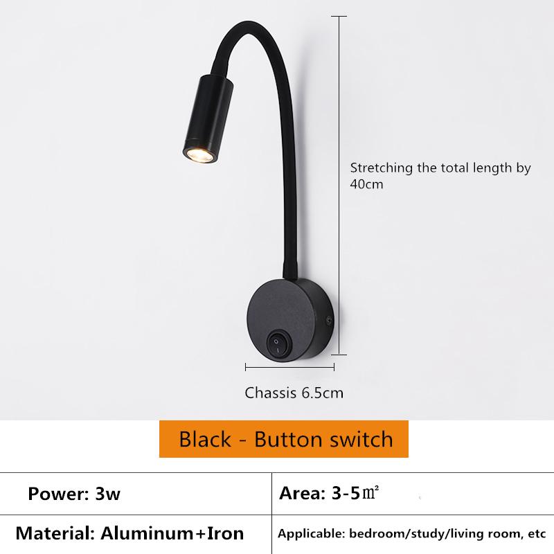 LED Gooseneck Reading Wall Lamp Flexible Adjustable with Switch Work Study Wall Mounted 85-265V Bedroom Bedside Night Light 3000k чорний
LED Gooseneck Reading Wall Lamp Flexible Adjustable with Switch Work Study Wall Mounted 85-265V Bedroom Bedside Night Light 3000k чорний
