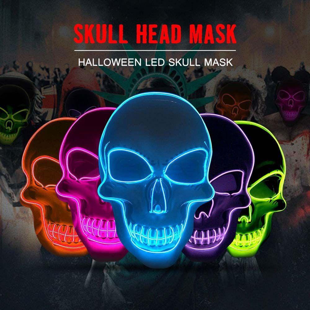 Cosplay Horror Props Light Up Mask Luminous Mask White Skull Mask Skull Helmet Halloween Skull Mask синій
Cosplay Horror Props Light Up Mask Luminous Mask White Skull Mask Skull Helmet Halloween Skull Mask синій
