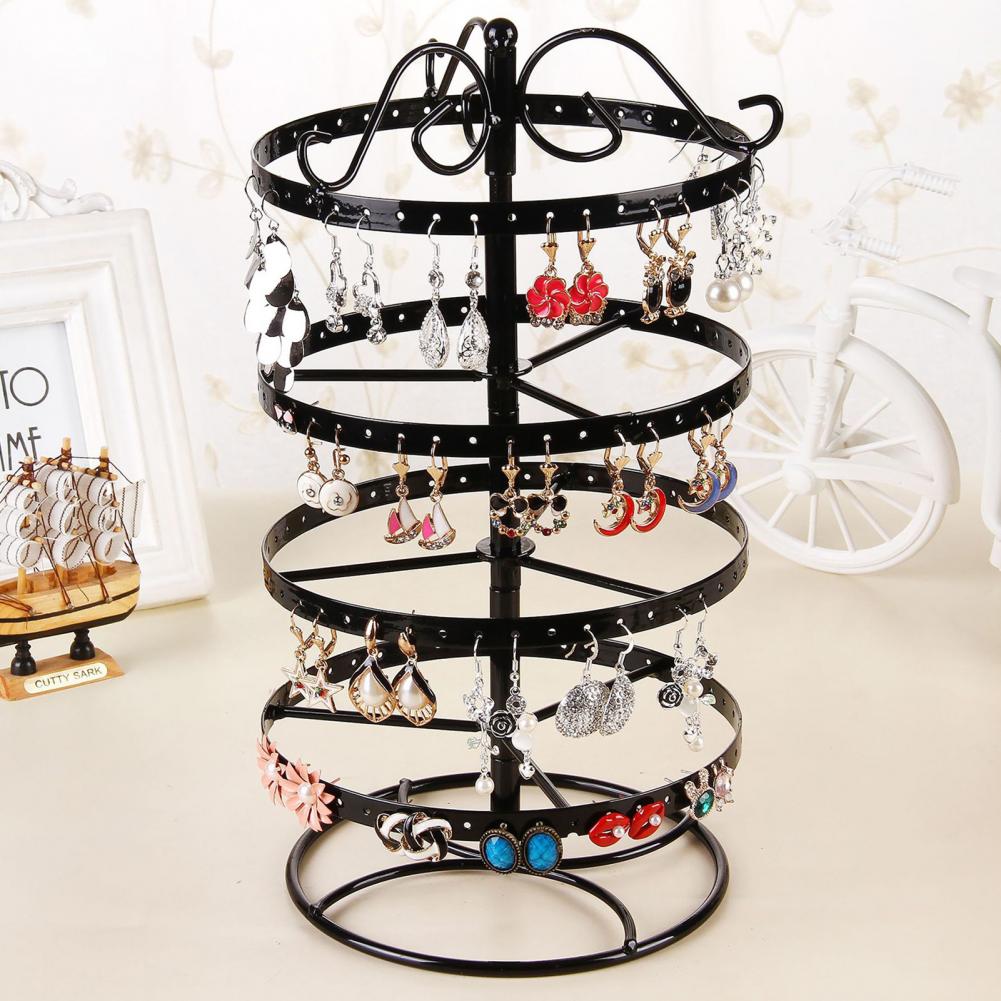 Earrings Holder Organizer Jewelry Rack Rotating Earring Display Stand with Adjustable Tiers Desktop Jewelry for Earrings
Earrings Holder Organizer Jewelry Rack Rotating Earring Display Stand with Adjustable Tiers Desktop Jewelry for Earrings