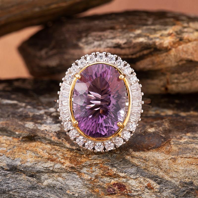 Natural Citrine Amethyst Colored Treasure Necklace Women S Millennium Cut S925 Sterling Silver Pendant Light Luxury High-End Jewelry
Natural Citrine Amethyst Colored Treasure Necklace Women S Millennium Cut S925 Sterling Silver Pendant Light Luxury High-End Jewelry