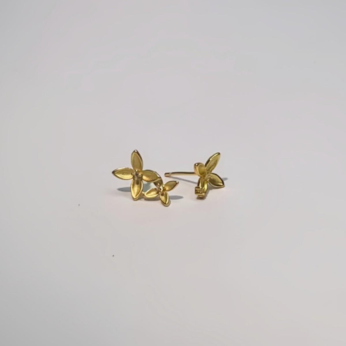 Gold Asymmetrical Zircon Flower Stud Earrings for Women - Elegant Light Luxury Birthday Gift, New Style. золотой
Gold Asymmetrical Zircon Flower Stud Earrings for Women - Elegant Light Luxury Birthday Gift, New Style. золотой