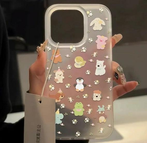 Large Hole Frosted Floral Animal Case for Apple 17/16 Pro Max, Transparent & Minimalist, fits 15/14 Pro. Apple 14
Large Hole Frosted Floral Animal Case for Apple 17/16 Pro Max, Transparent & Minimalist, fits 15/14 Pro. Apple 14