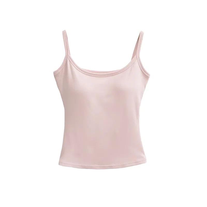 American Retro Built-in Bra Camisole: Women s Sweet & Spicy Solid Color Tank Top for Summer Small рожевий
American Retro Built-in Bra Camisole: Women s Sweet & Spicy Solid Color Tank Top for Summer Small рожевий