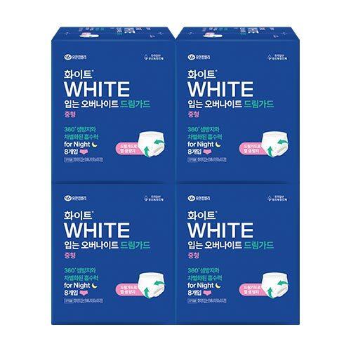 White Dream Guard Overnight 4-Pack Bundle (Choose 1 of 2 sizes) Dream Guard Overnight Medium 8Px4
White Dream Guard Overnight 4-Pack Bundle (Choose 1 of 2 sizes) Dream Guard Overnight Medium 8Px4