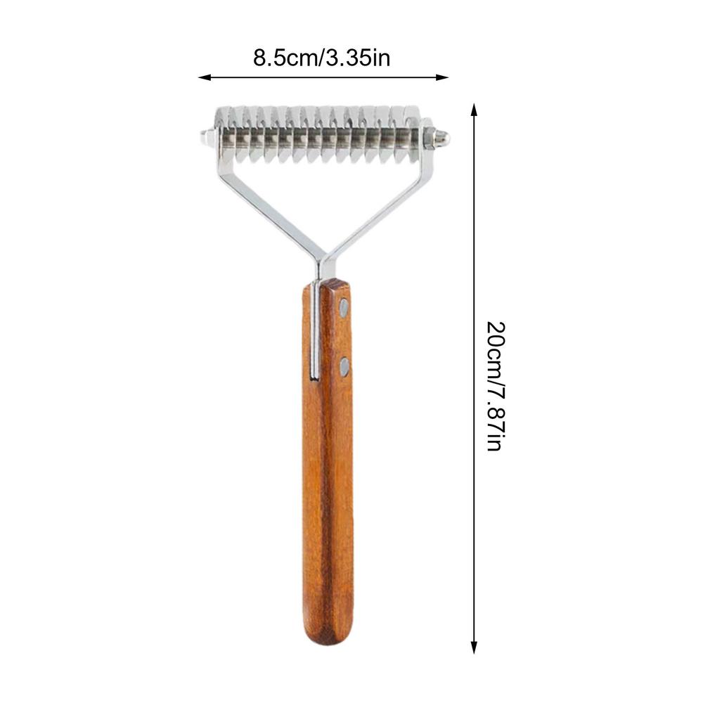 Rake Brush For Dogs Double-Sided Pet Dematting Comb Dog Undercoat Brush For Indoor Home Salon Bathroom Spa Grooming Shedding 20x8.5cm
Rake Brush For Dogs Double-Sided Pet Dematting Comb Dog Undercoat Brush For Indoor Home Salon Bathroom Spa Grooming Shedding 20x8.5cm