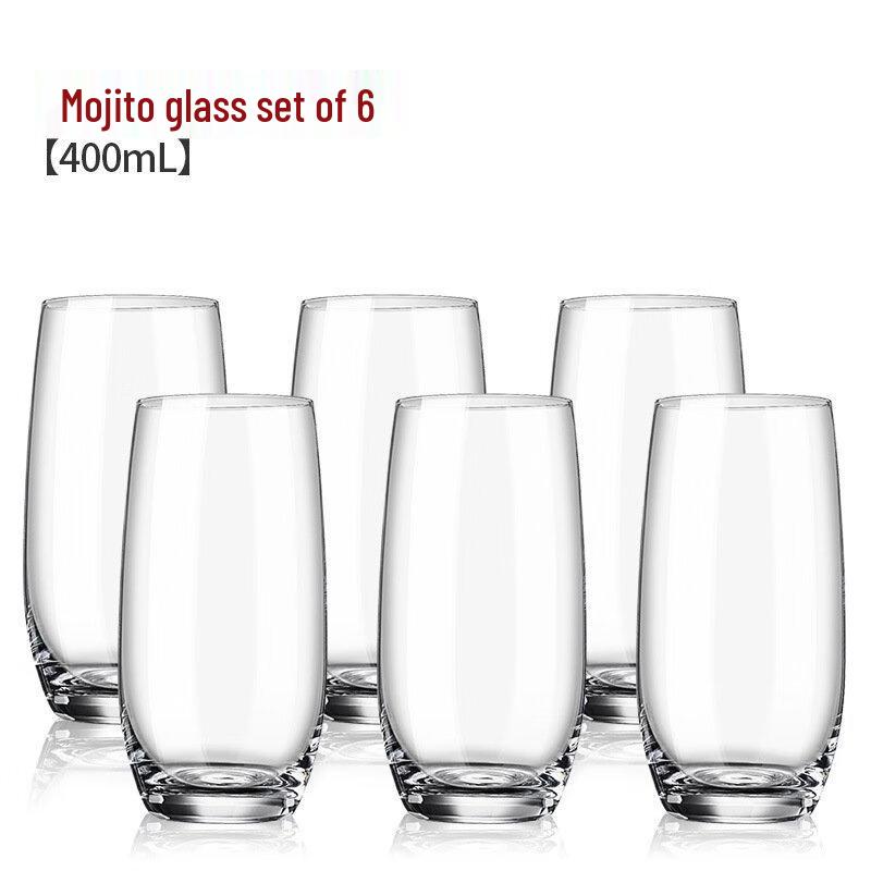 ZISIZ Stylish Cocktail and Mojito Glasses, 6-Pack
ZISIZ Stylish Cocktail and Mojito Glasses, 6-Pack