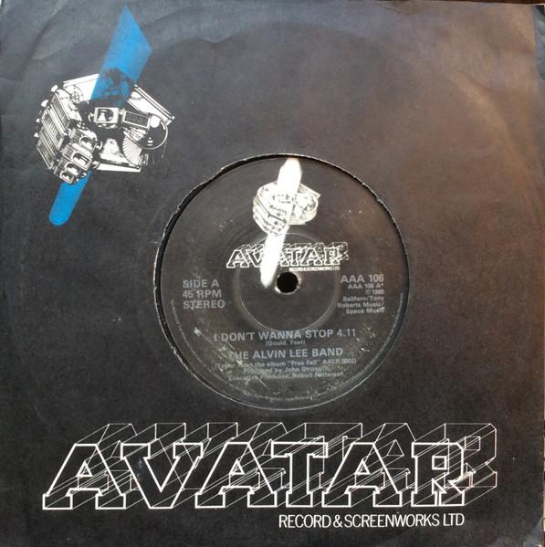7inch Record ALVIN LEE BAND I Dont Wanna Stop AAA106 Avatar Record 1981 UK Rock Used
7inch Record ALVIN LEE BAND I Dont Wanna Stop AAA106 Avatar Record 1981 UK Rock Used