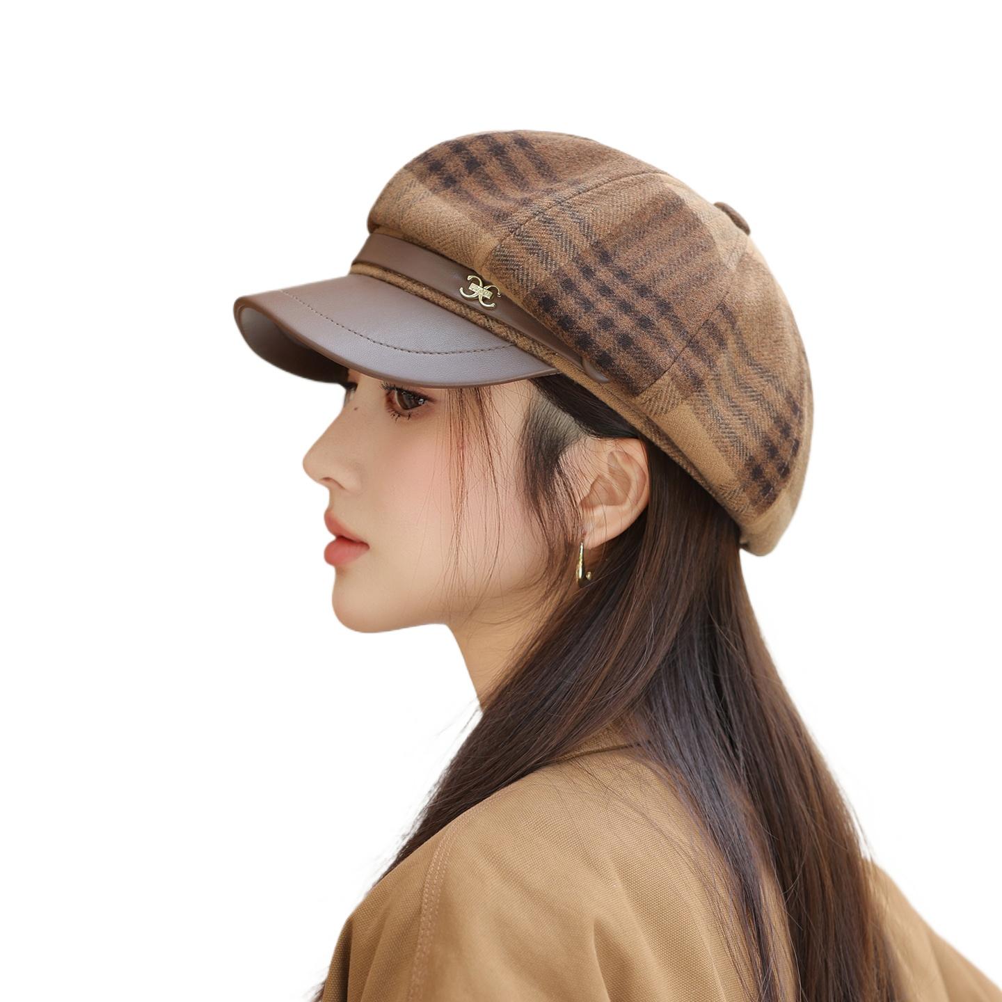 Восьмиугольная шляпа женская весенне-осенняя с козырьком для путешествий, солнцезащитная шляпа, британский ретро, дышащий берет ONE SIZE
Восьмиугольная шляпа женская весенне-осенняя с козырьком для путешествий, солнцезащитная шляпа, британский ретро, дышащий берет ONE SIZE