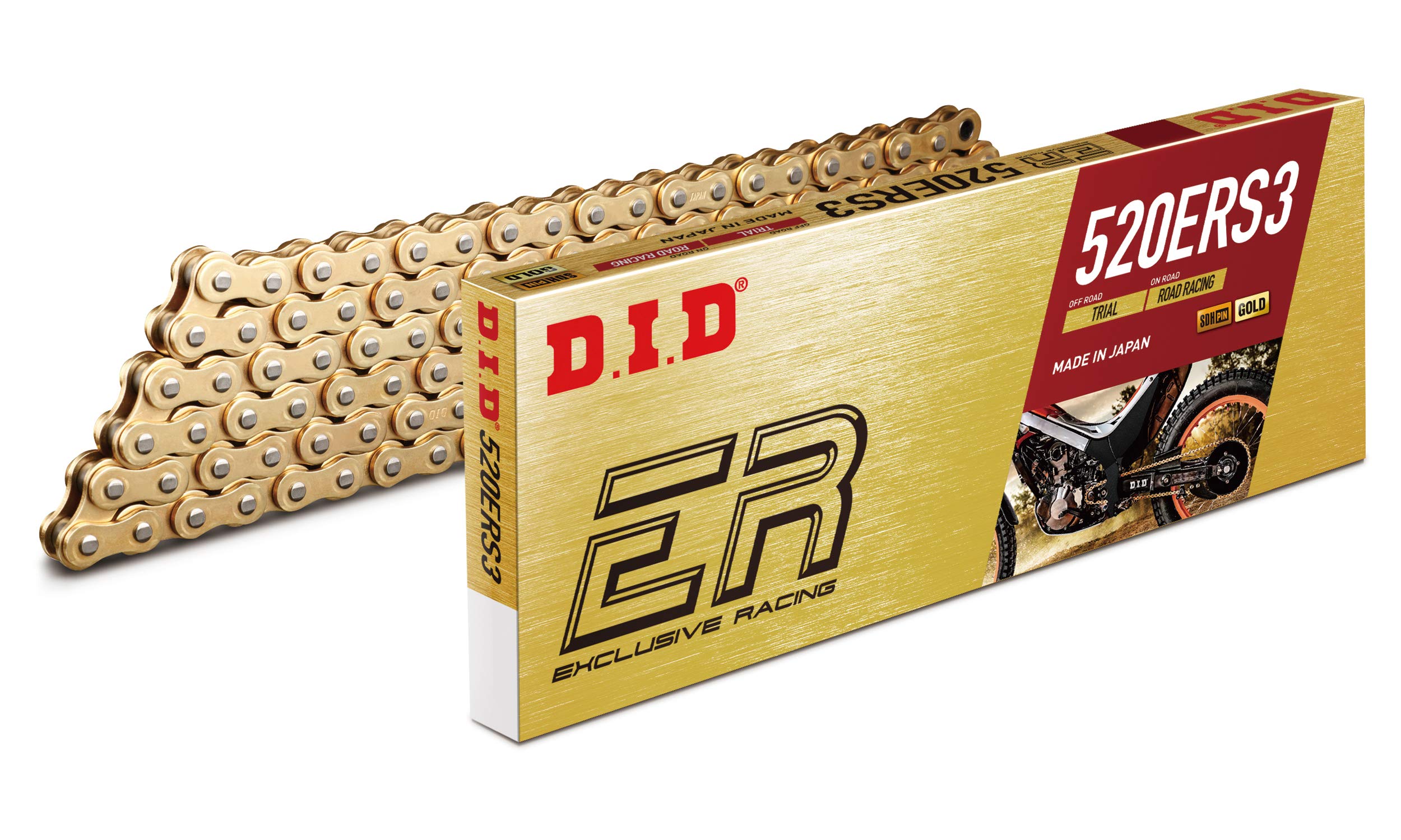 Motorcycle Chain with Clip Joint SDH Pin Processing for Two Wheels Motorcycle 907811 D.I.D 520ERS3-110RB G&G (Gold) золотий
Motorcycle Chain with Clip Joint SDH Pin Processing for Two Wheels Motorcycle 907811 D.I.D 520ERS3-110RB G&G (Gold) золотий