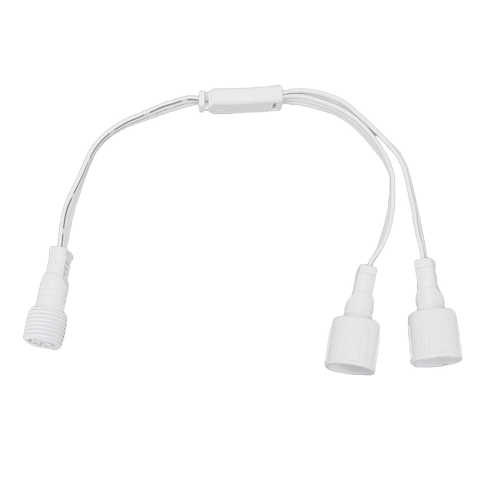 16ft Extension Cable and 1ft Y Splitter Fit for E FY E22 Permanent Outdoor Lights IP68 Extension Cord 1 Female to 2
16ft Extension Cable and 1ft Y Splitter Fit for E FY E22 Permanent Outdoor Lights IP68 Extension Cord 1 Female to 2