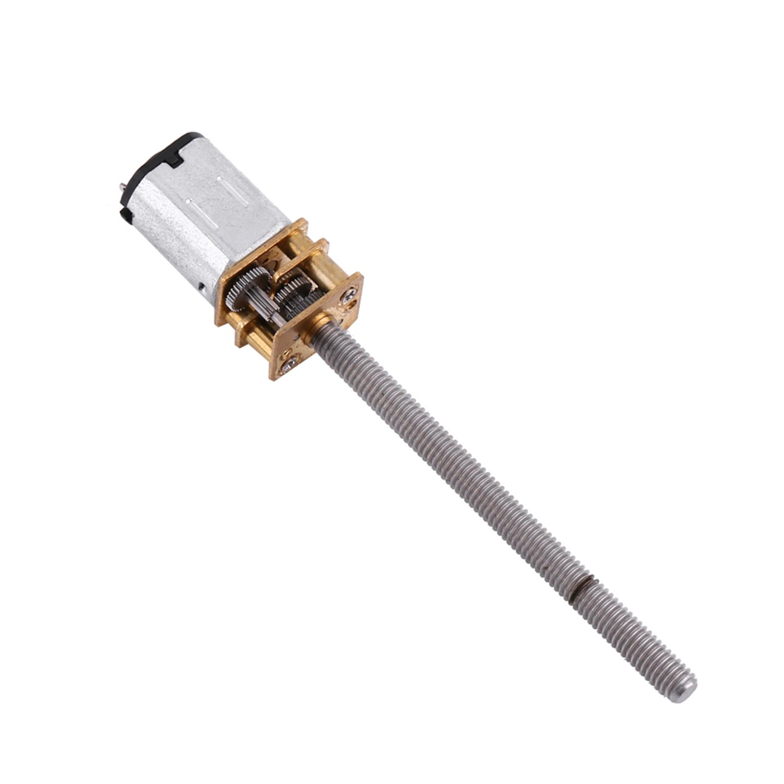 DC 12V 400RPM N20 Micro мотор-редуктор 16 мм вал M4x55 мм гвинтовий редуктор з коробкою передач
DC 12V 400RPM N20 Micro мотор-редуктор 16 мм вал M4x55 мм гвинтовий редуктор з коробкою передач