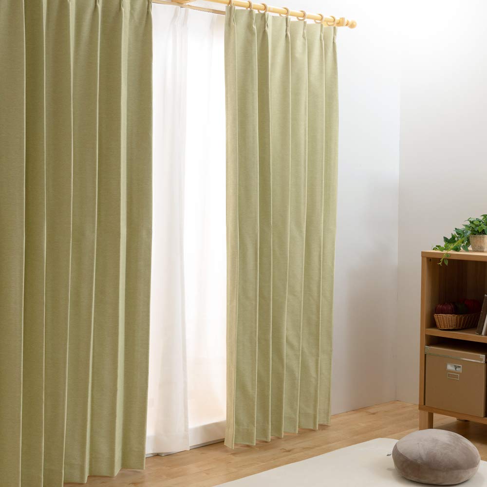 Iris Plaza Blackout Level 1 Blackout Set of 4 Curtain UV Heat Shape Memory Machine Width 100cm x Length Light Green Curtains, Blackout, 100% Rate,
Iris Plaza Blackout Level 1 Blackout Set of 4 Curtain UV Heat Shape Memory Machine Width 100cm x Length Light Green Curtains, Blackout, 100% Rate,