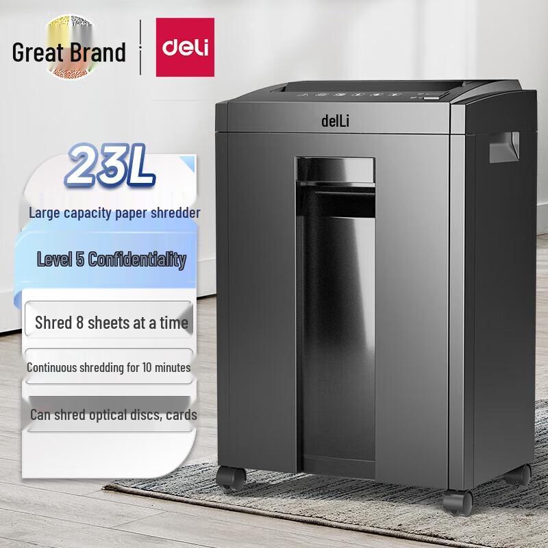 Deli Commercial Paper Shredder CN plug (adapter included)
Deli Commercial Paper Shredder CN plug (adapter included)