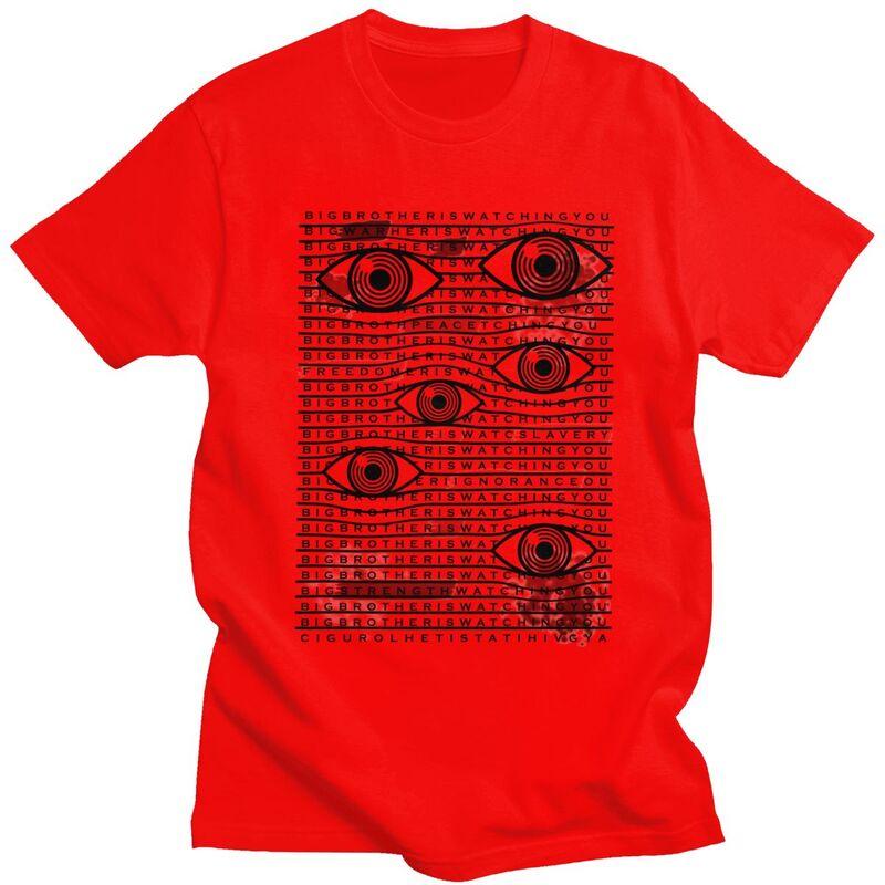 1984 George Orwell Big Brother T Shirts Unisex Short Sleeve Tshirt Summer Casual Graphic Tee Tops 100 Cotton Slim Fit Clothes S
1984 George Orwell Big Brother T Shirts Unisex Short Sleeve Tshirt Summer Casual Graphic Tee Tops 100 Cotton Slim Fit Clothes S
