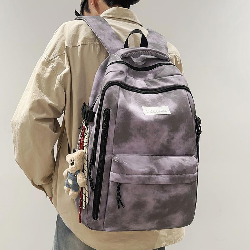 Tie-Dye Contrast Stitching Backpack Junior High School Students Lightweight Schoolbag Men Large Capacity Backpack рожевий
Tie-Dye Contrast Stitching Backpack Junior High School Students Lightweight Schoolbag Men Large Capacity Backpack рожевий