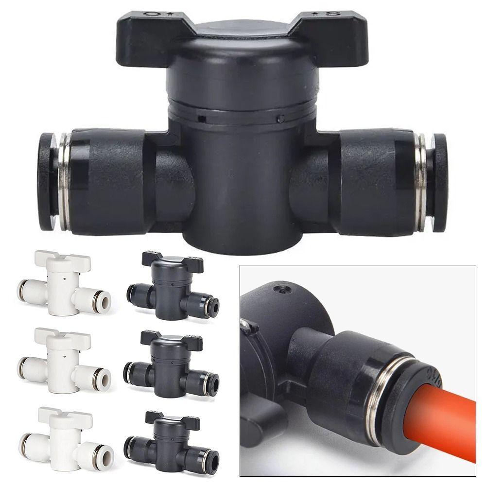 4mm 6mm 8mm Pneumatic Valve Manual Ball Valve Pipe Fitting Push In Turn Switch Quick Joint Connector Durable Home Hardware Black 6mm
4mm 6mm 8mm Pneumatic Valve Manual Ball Valve Pipe Fitting Push In Turn Switch Quick Joint Connector Durable Home Hardware Black 6mm
