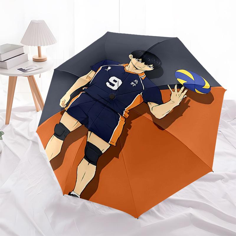 1pc Karasuno Volleyball Team Uniform with Automatic Opening Closing Umbrella Portable 3-Fold Design, 8-Bone Iron Frame Outdoor Umbrella for Fans, Trav
1pc Karasuno Volleyball Team Uniform with Automatic Opening Closing Umbrella Portable 3-Fold Design, 8-Bone Iron Frame Outdoor Umbrella for Fans, Trav