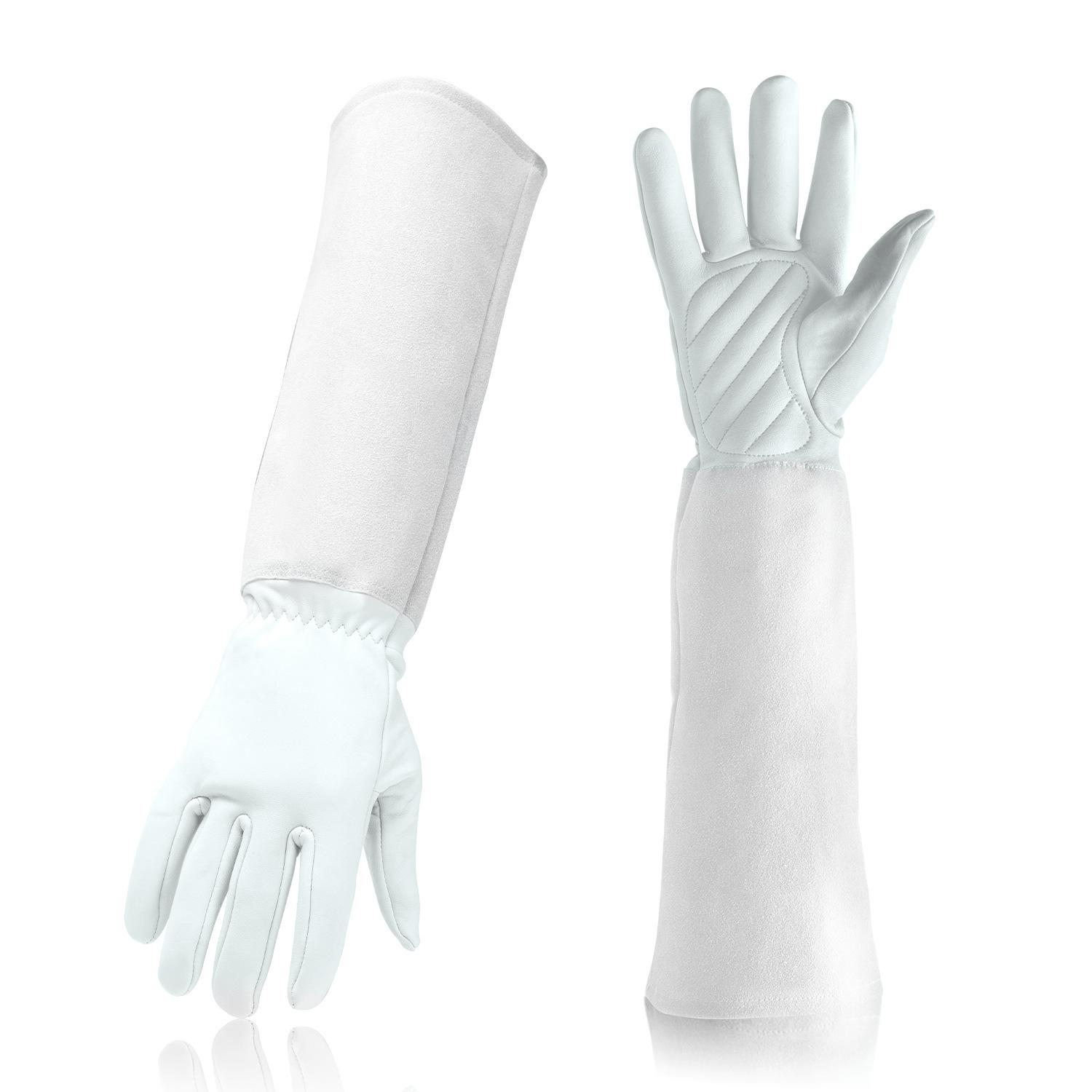 Forearm Gloves Thorn Proof Thorn Proof Gloves Garden Elbow Gloves Wear-Resistant Leather Working Mittens For Trimming Roses
Forearm Gloves Thorn Proof Thorn Proof Gloves Garden Elbow Gloves Wear-Resistant Leather Working Mittens For Trimming Roses