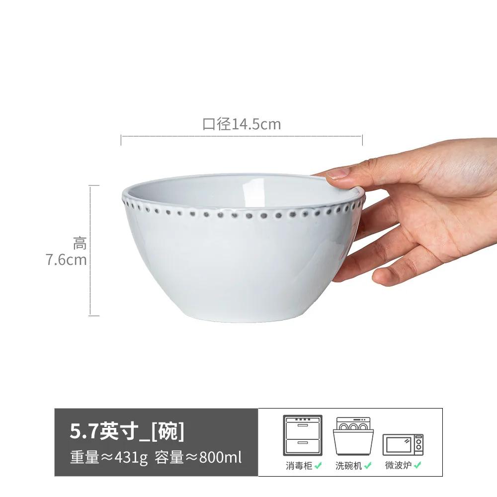 Креативная посуда Столовые приборы Однотонный Дом Пиала для риса Изысканная Тарелка для стейка Пасты Ресторан Блюда для приготовления пищи Кухонная утварь Тарелки Дом
Креативная посуда Столовые приборы Однотонный Дом Пиала для риса Изысканная Тарелка для стейка Пасты Ресторан Блюда для приготовления пищи Кухонная утварь Тарелки Дом