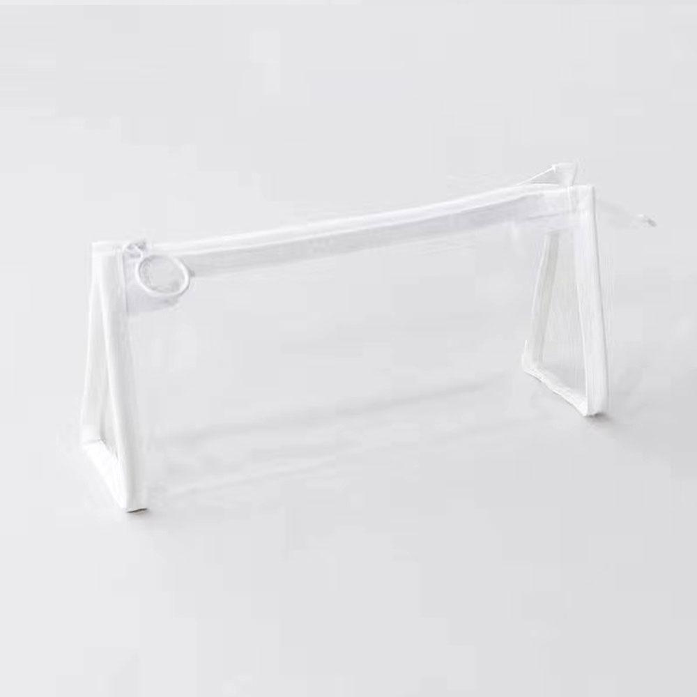 ПВХ для зберігання канцелярських товарів, прозора сумка для ручок, косметична сумка для іспитів, прозора сумка для олівців на блискавці білий
ПВХ для зберігання канцелярських товарів, прозора сумка для ручок, косметична сумка для іспитів, прозора сумка для олівців на блискавці білий